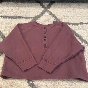 Madewell crewneck (mauve)
